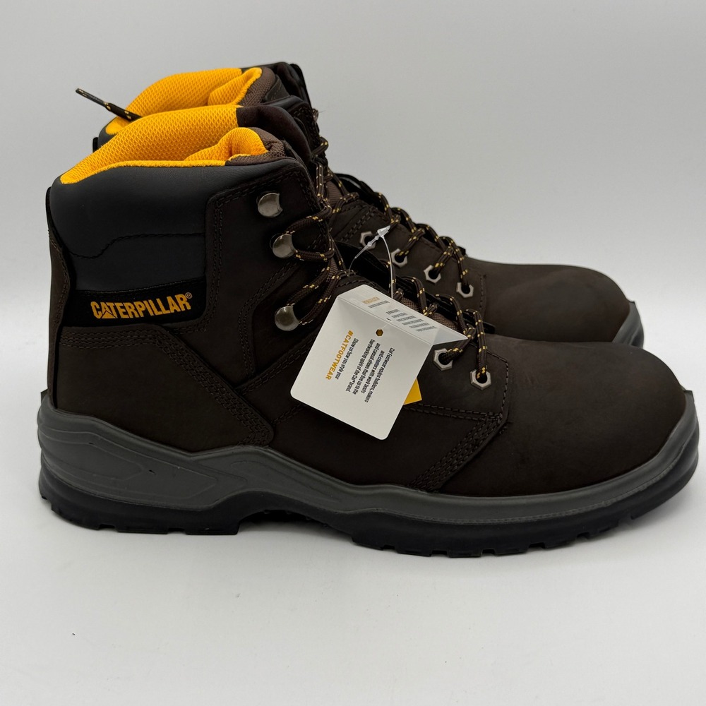 Caterpillar Striver Shoes Mens Size 13 Brown Work P51088